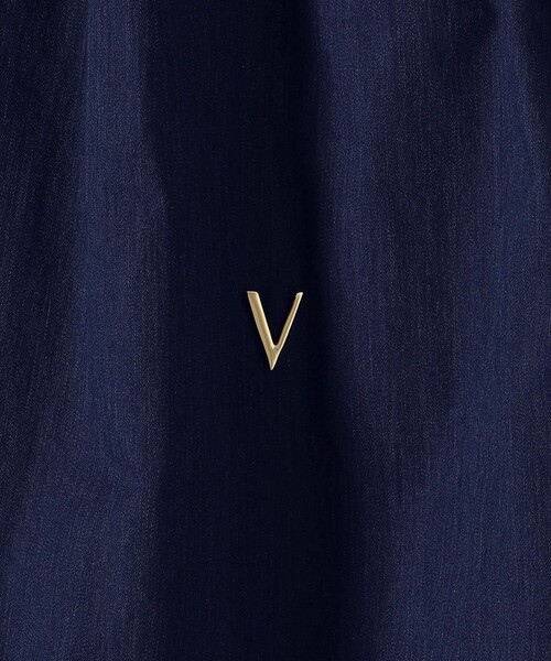 venit(ヴェニット)の「venit:〈手洗い可能〉インディゴエンブロイダリーワンピース(ワンピース・レディース・ブルー・ONE SIZE)」の9枚目の写真