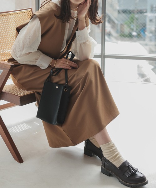 Isn't She?（イズントシー）の「タンクソールローファー（ローファー・レディース・ブラック/ブラウン・L/S/M）」の5枚目の写真