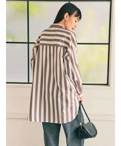 AMERICAN HOLIC(アメリカンホリック)の「ドットボタンシャツチュニック(シャツ/ブラウス・レディース・サックスブルー/ブラック系その他2/ブラウン系その他4・M/L)」の22枚目の写真