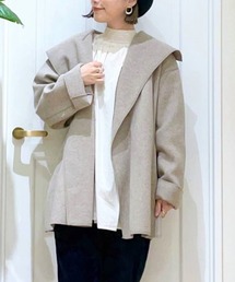 ナチュラル着流しハーフコート