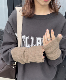 WILLIAM BRUNTON | 【WILLIAM BRUNTON/ウィリアム ブラントン】 リブロングリストウォーマー(手袋)