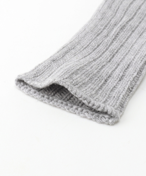 WILLIAM BRUNTON(ウィリアムブラントン)の「【WILLIAM BRUNTON/ウィリアム ブラントン】 リブロングリストウォーマー(手袋・レディース・チャコールグレー/ベージュ・FREE)」の11枚目の写真