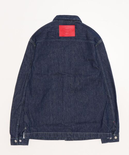 HUGO(ヒューゴ)の「ダークブルーデニム レギュラーフィットジャケット(デニムジャケット・メンズ・ダークインディゴブルー・L/XL/XXL/S/XS/M)」の6枚目の写真