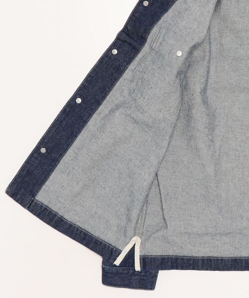 HUGO(ヒューゴ)の「ダークブルーデニム レギュラーフィットジャケット(デニムジャケット・メンズ・ダークインディゴブルー・L/XL/XXL/S/XS/M)」の2枚目の写真