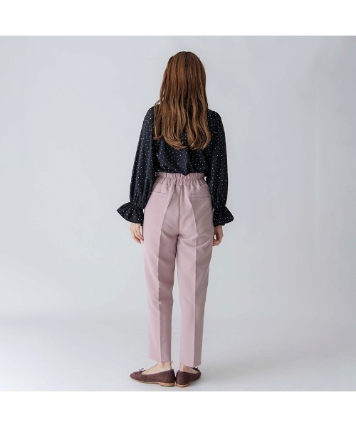 flower（フラワー）の「シンプルドットバルーンブラウス（シャツ/ブラウス・レディース・ブラック/ベージュ・FREE）」の6枚目の写真