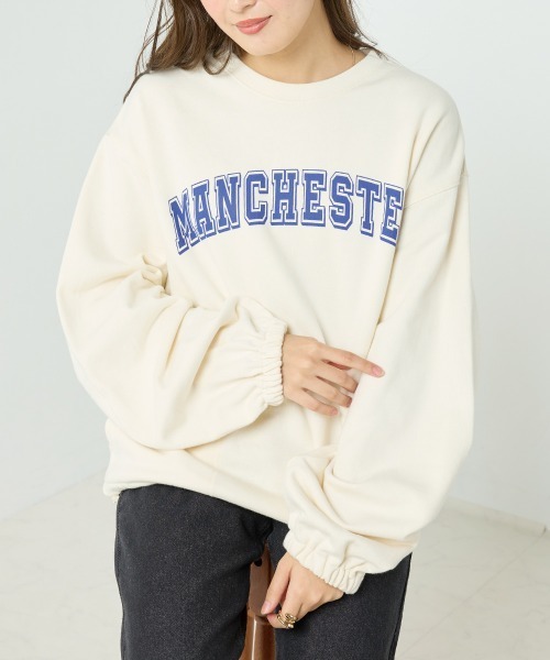 OMNES（オムネス）の「ユニセックス裏毛裾ストッパー付きプルオーバー（その他トップス・レディース・ブラック/アイボリー/グレー/グリーン・MEDIUM/LARGE）」の2枚目の写真