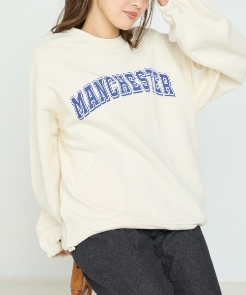 OMNES（オムネス）の「ユニセックス裏毛裾ストッパー付きプルオーバー（その他トップス・レディース・ブラック/アイボリー/グレー/グリーン・MEDIUM/LARGE）」の10枚目の写真