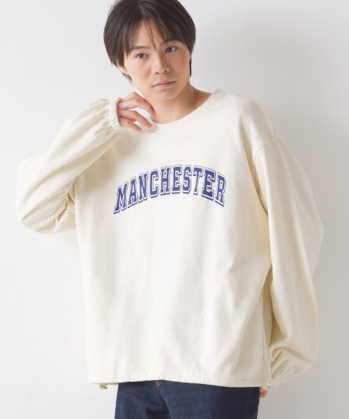 OMNES（オムネス）の「ユニセックス裏毛裾ストッパー付きプルオーバー（その他トップス・レディース・ブラック/アイボリー/グレー/グリーン・MEDIUM/LARGE）」の11枚目の写真