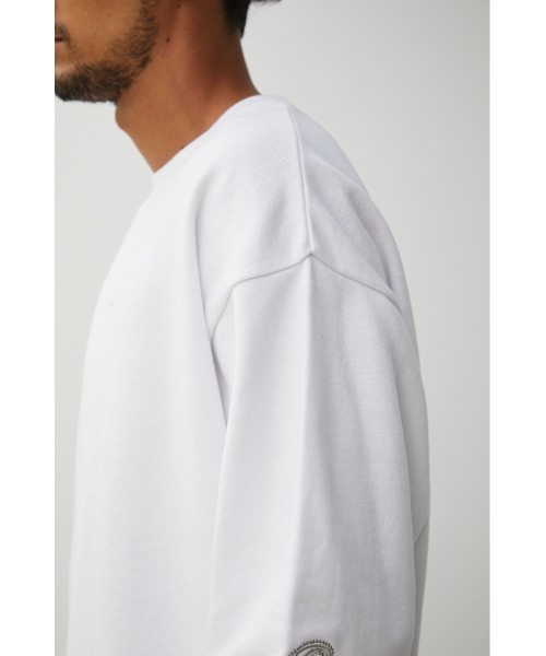 AZUL by moussy(アズールバイマウジー)の「EMBROIDERY BIG PULLOVER/エンブロイダリービッグプルオーバー(Tシャツ/カットソー・メンズ・ブラック/ホワイト/グリーン・FREE)」の11枚目の写真