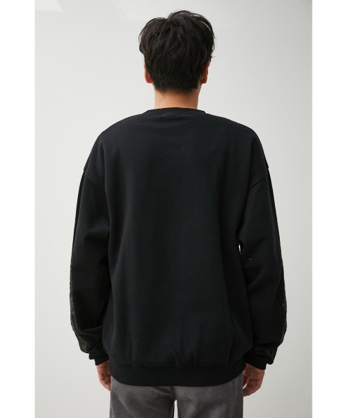 AZUL by moussy(アズールバイマウジー)の「EMBROIDERY BIG PULLOVER/エンブロイダリービッグプルオーバー(Tシャツ/カットソー・メンズ・ブラック/ホワイト/グリーン・FREE)」の18枚目の写真