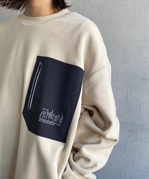 Manhattan Portage（マンハッタンポーテージ）の「[MANHATTAN PORTAGE/マンハッタンポーテージ] ポーラテック フリースプルオーバー（その他アウター・レディース・アイボリー/ブラック・M/L）」の13枚目の写真