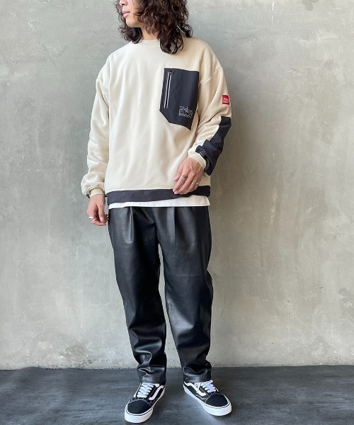 Manhattan Portage（マンハッタンポーテージ）の「[MANHATTAN PORTAGE/マンハッタンポーテージ] ポーラテック フリースプルオーバー（その他アウター・レディース・アイボリー/ブラック・M/L）」の20枚目の写真