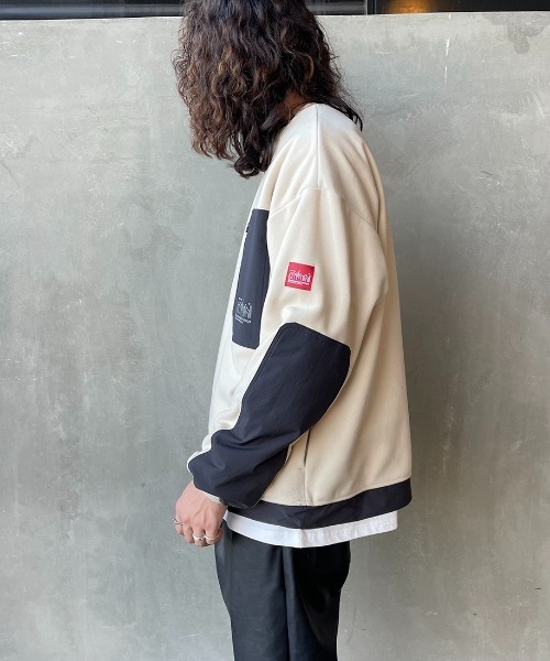 Manhattan Portage（マンハッタンポーテージ）の「[MANHATTAN PORTAGE/マンハッタンポーテージ] ポーラテック フリースプルオーバー（その他アウター・レディース・アイボリー/ブラック・M/L）」の18枚目の写真