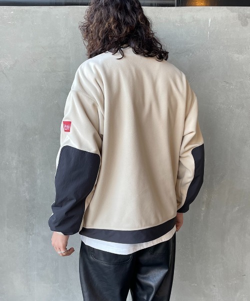 Manhattan Portage（マンハッタンポーテージ）の「[MANHATTAN PORTAGE/マンハッタンポーテージ] ポーラテック フリースプルオーバー（その他アウター・レディース・アイボリー/ブラック・M/L）」の19枚目の写真