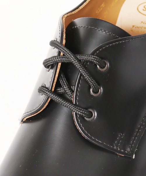 SOLOVAIR(ソロヴェアー)の「SOLOVAIR/ソロヴェアー THE 3EYE GIBSON SHOE 革靴(ドレスシューズ・メンズ・ブラック・7/8/7.5/8.5)」の6枚目の写真