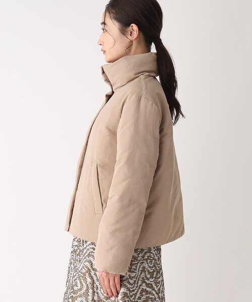 OPAQUE.CLIP（オペークドットクリップ）の「◆パフィージャケット【リサイクルポリエステル】（ブルゾン・レディース・ベージュ/アイボリー/ブラック・34/36/38/40/42）」の18枚目の写真