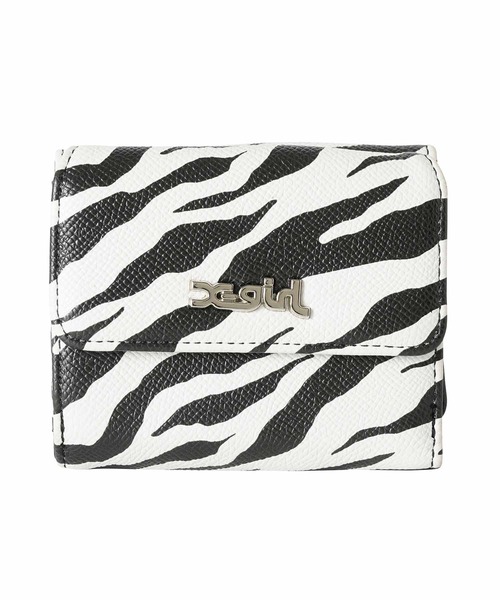 X-girl（エックスガール）の「ANIMAL PATTERN FAUX LEATHER MINI