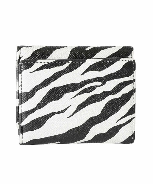 X-girl(エックスガール)の「ANIMAL PATTERN FAUX LEATHER MINI WALLET(財布・レディース・ホワイト/ベージュ・ONE SIZE)」の5枚目の写真