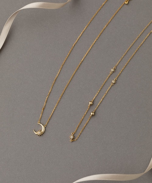 VATSURICA（バツリカ）の「〈VATSURICA〉silver925 / 金属アレルギー対応 / ダイヤモンド チェーンネックレス star（ネックレス・レディース・ゴールド・FREE）」の11枚目の写真