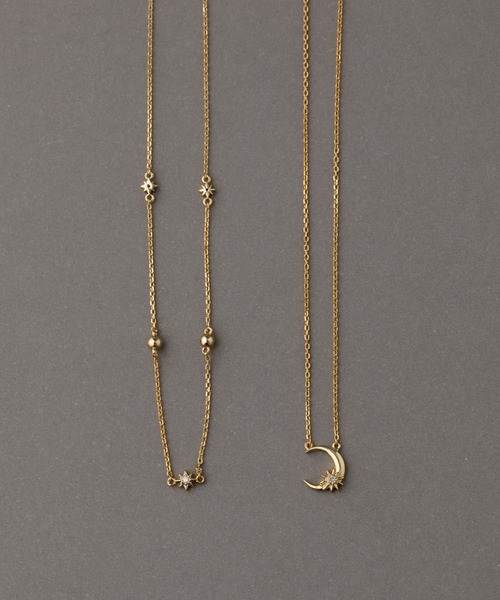 VATSURICA（バツリカ）の「〈VATSURICA〉silver925 / 金属アレルギー対応 / ダイヤモンド チェーンネックレス star（ネックレス・レディース・ゴールド・FREE）」の12枚目の写真