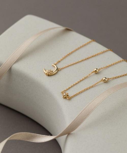 VATSURICA（バツリカ）の「〈VATSURICA〉silver925 / 金属アレルギー対応 / ダイヤモンド チェーンネックレス star（ネックレス・レディース・ゴールド・FREE）」の9枚目の写真