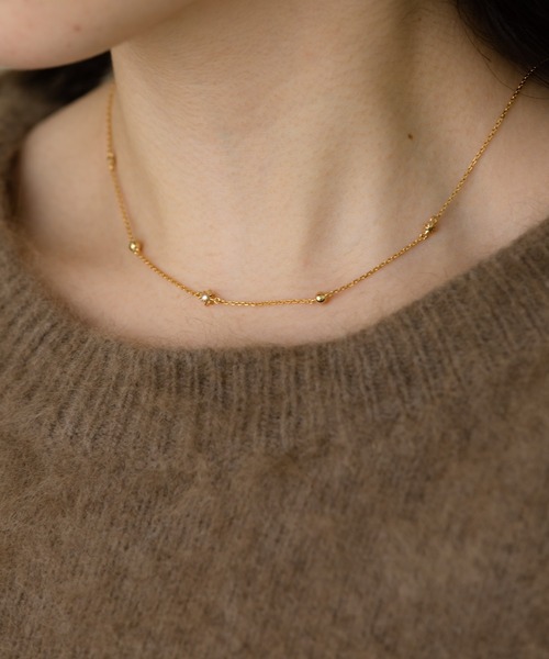 VATSURICA（バツリカ）の「〈VATSURICA〉silver925 / 金属アレルギー対応 / ダイヤモンド チェーンネックレス star（ネックレス・レディース・ゴールド・FREE）」の15枚目の写真