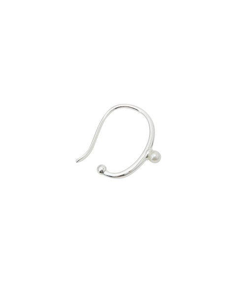 ADAM ET ROPE'(アダムエロペ)の「【LES BIJOUX】ドットパールイヤカフ(イヤリング・レディース・シルバー/ゴールド・FREE)」の3枚目の写真