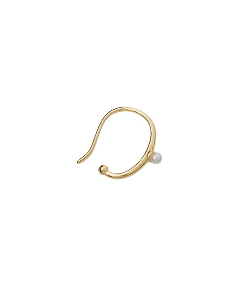ADAM ET ROPE'(アダムエロペ)の「【LES BIJOUX】ドットパールイヤカフ(イヤリング・レディース・シルバー/ゴールド・FREE)」の4枚目の写真