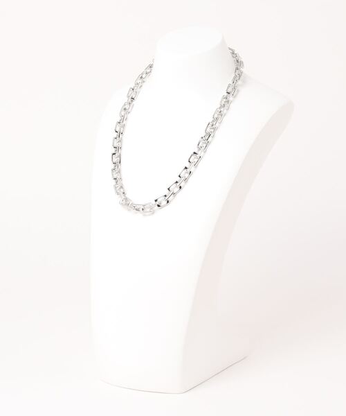 SHENERY（シーナリー）の「【WEB限定】スクエアチェーンネックレス（ネックレス・レディース・シルバー・FREE）」の3枚目の写真