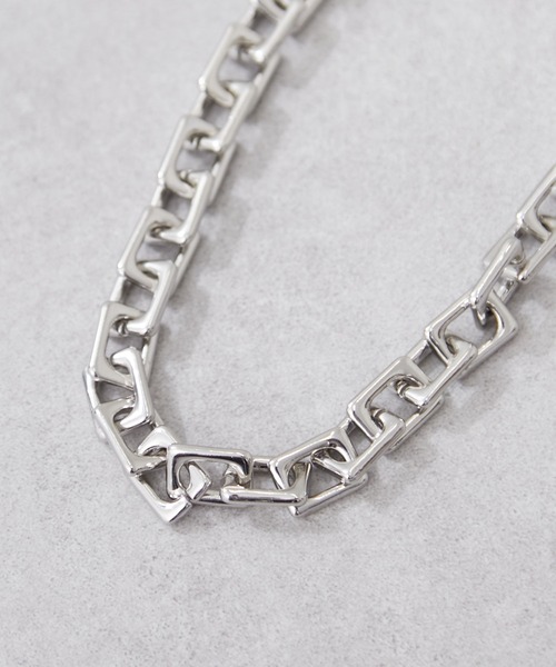 SHENERY（シーナリー）の「【WEB限定】スクエアチェーンネックレス（ネックレス・レディース・シルバー・FREE）」の5枚目の写真