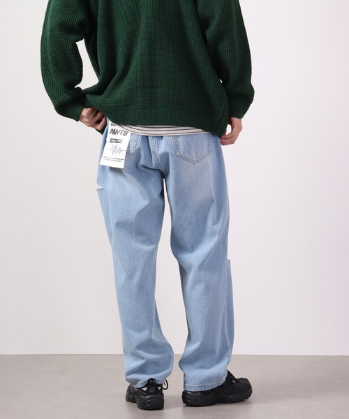 Jungle Storm(ジャングルストーム)の「JUNGLE STORM ダメージデニム5Pイージーパンツ(デニムパンツ・メンズ・ブラック/サックスブルー/ブルー・M/L)」の19枚目の写真