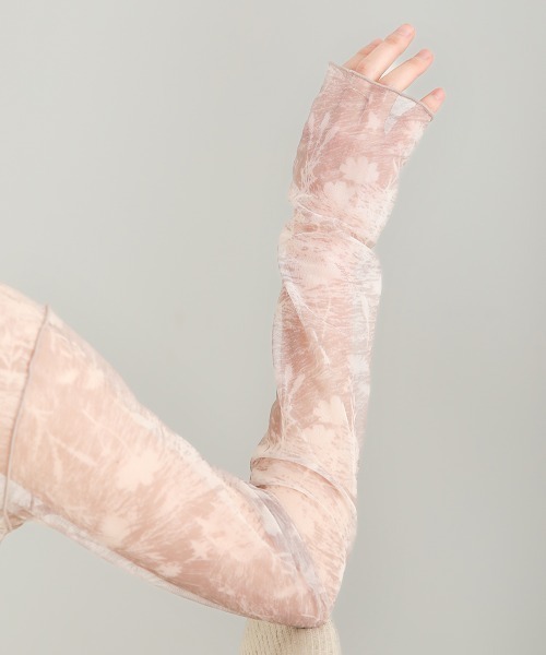 Bab(バブ)の「ニュアンスプリントシアートップス(Tシャツ/カットソー・レディース・ピンク/グリーン/ベージュ/ブルー/オフホワイト/ライトグレー・FREE)」の11枚目の写真