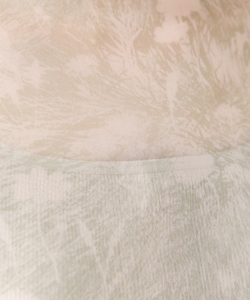 Bab(バブ)の「ニュアンスプリントシアートップス(Tシャツ/カットソー・レディース・ピンク/グリーン/ベージュ/ブルー/オフホワイト/ライトグレー・FREE)」の10枚目の写真