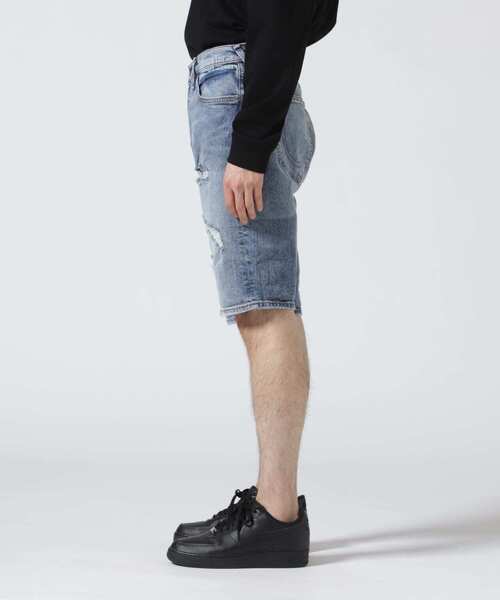 TRUE RELIGION(トゥルーレリジョン)の「True Religion Brand Jeans(トゥルーレリジョン ブランドジーンズ)ROCCO SHORT RENEGADE ROLL HEM(デニムパンツ・メンズ・ブルー・32/34/30)」の11枚目の写真