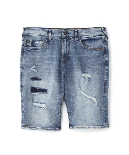 TRUE RELIGION(トゥルーレリジョン)の「True Religion Brand Jeans(トゥルーレリジョン ブランドジーンズ)ROCCO SHORT RENEGADE ROLL HEM(デニムパンツ・メンズ・ブルー・32/34/30)」の17枚目の写真