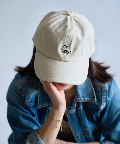 SETUP7（セットアップセブン）の「【SETUP7】6パネルスマイルロゴキャップ KNF（キャップ・レディース・レッド/ブラック/グリーン/ベージュ/グレー/イエロー・FREE）」の4枚目の写真