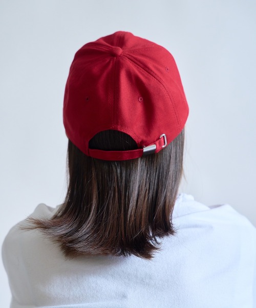 SETUP7（セットアップセブン）の「【SETUP7】6パネルスマイルロゴキャップ KNF（キャップ・レディース・レッド/ブラック/グリーン/ベージュ/グレー/イエロー・FREE）」の8枚目の写真