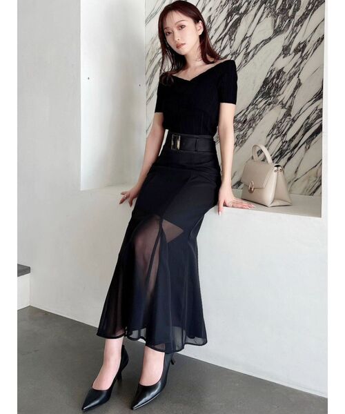 RESEXXY(リゼクシー)の「シアーマーメイドスカート(スカート・レディース・ホワイト/ブラック/ベージュ・FREE)」の20枚目の写真