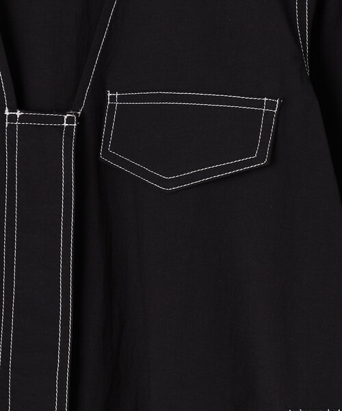 Firsthand(ファーストハンド)の「GANNI/ガニー Cotton Crepe Jumpsuit / オールインワン(サロペット/オーバーオール・レディース・ブラック・34)」の5枚目の写真