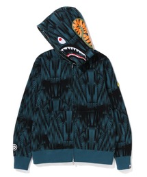 エイプ APE スウェット ジップパーカー Bape ロゴ プリント 裏起毛 S A BATHING APE（アベイシングエイプ）の「BAPE JEWELS SHARK