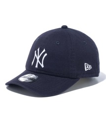 NEW ERA | NEW ERA/ニューエラ キッズ キャップ Child 9TWENTY ウォッシュドコットン ニューヨーク・ヤンキース ネイビー × ホワイト ハンドウォッシャブル 13562003(キャップ)