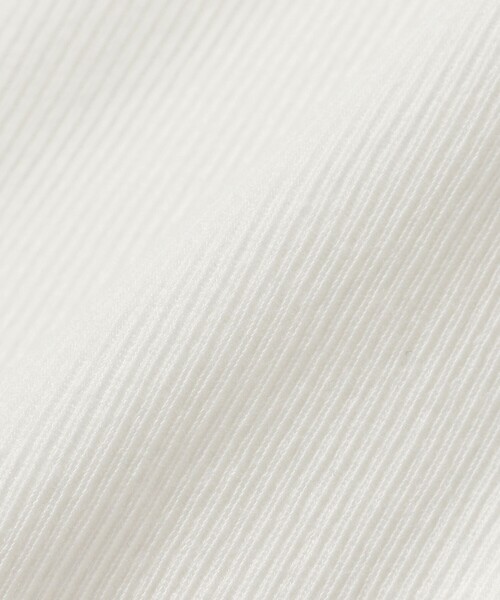 Demi-Luxe BEAMS(デミルクス ビームス)の「Demi-Luxe BEAMS / 強撚コットン テレコタンクトップ(タンクトップ・レディース・ホワイト/ブラック・ONE SIZE)」の15枚目の写真