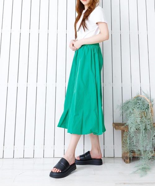 attagirl（アタガール）の「厚底パデットベルトミュール（サンダル・レディース・パープル/グリーン/ホワイト/ブラック・S/M/L/LL）」の14枚目の写真