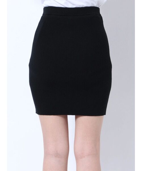 EMODA（エモダ）の「ミニマルリブスカート（スカート・レディース・ブラック/グレー/ミント・FREE）」の14枚目の写真