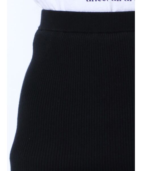 EMODA（エモダ）の「ミニマルリブスカート（スカート・レディース・ブラック/グレー/ミント・FREE）」の15枚目の写真