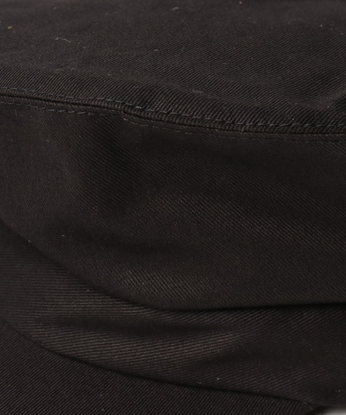 allureville（アルアバイル）の「コットンツイルマリンハット（キャスケット・レディース・ブラック/ベージュ・2）」の6枚目の写真