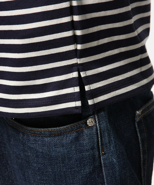 EDIFICE（エディフィス）の「◇BQボーダーボートネック7分袖Tシャツ（Tシャツ/カットソー・メンズ・その他1/その他2/その他9・46/48/44）」の10枚目の写真