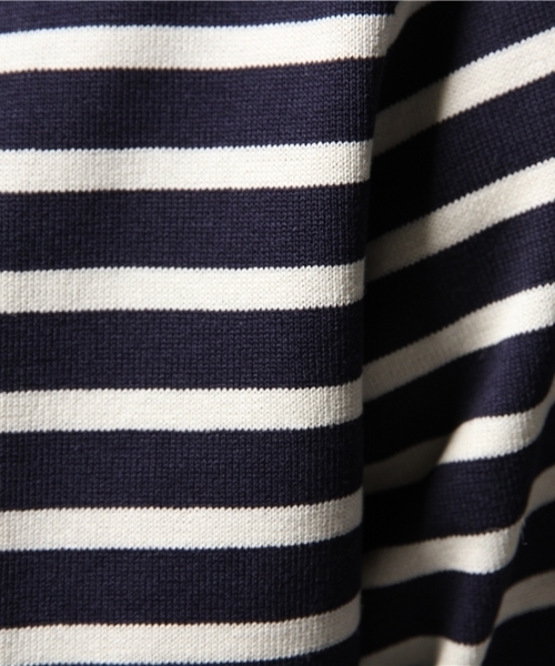 EDIFICE（エディフィス）の「◇BQボーダーボートネック7分袖Tシャツ（Tシャツ/カットソー・メンズ・その他1/その他2/その他9・46/48/44）」の11枚目の写真