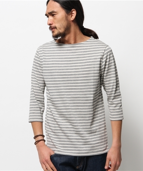 EDIFICE（エディフィス）の「◇BQボーダーボートネック7分袖Tシャツ（Tシャツ/カットソー・メンズ・その他1/その他2/その他9・46/48/44）」の15枚目の写真