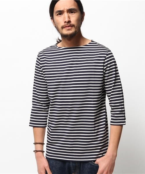 EDIFICE（エディフィス）の「◇BQボーダーボートネック7分袖Tシャツ（Tシャツ/カットソー・メンズ・その他1/その他2/その他9・46/48/44）」の16枚目の写真